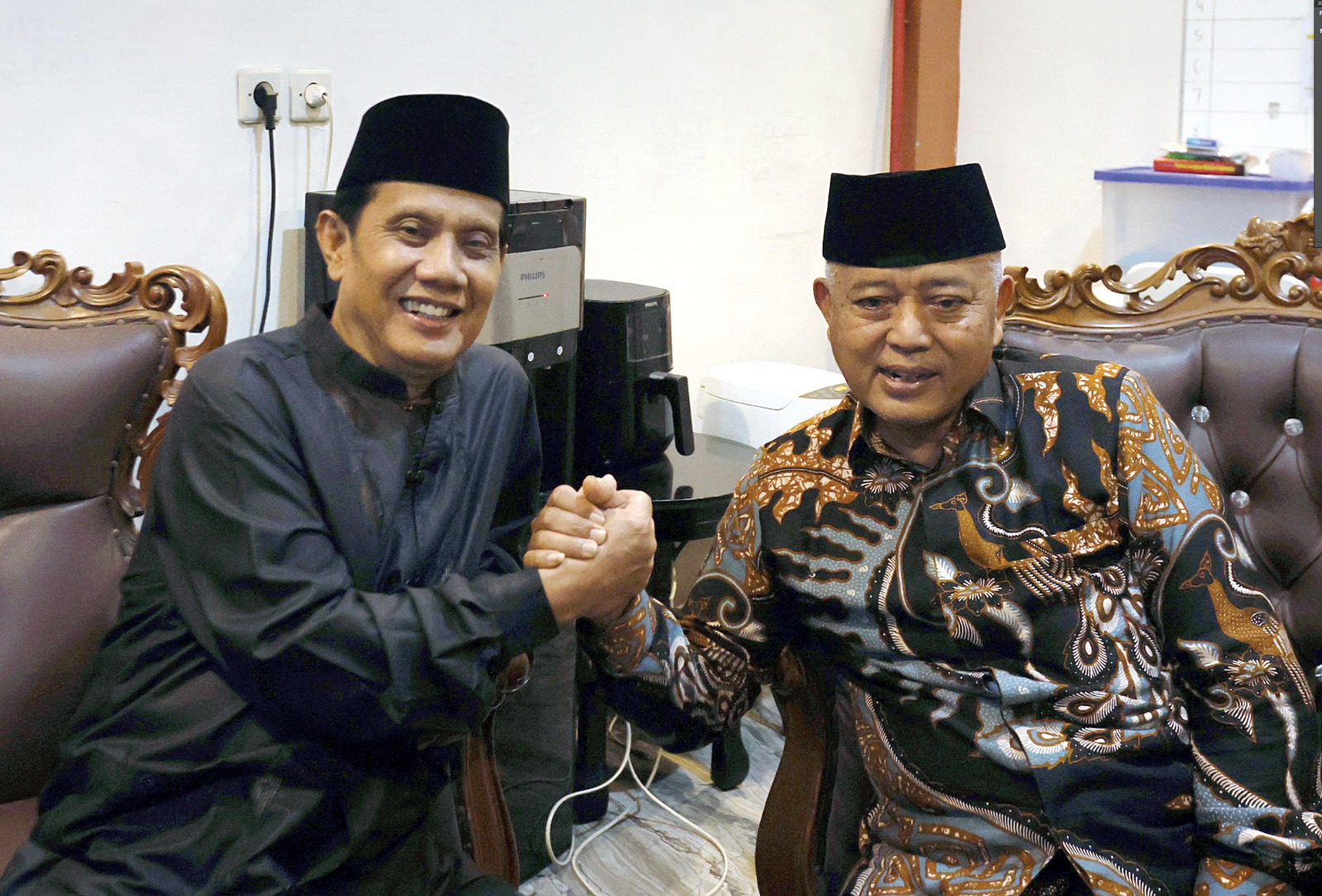 RUJUK : Gunawan Wibisono dan Sanusi, dua calon Bupati Malang yang bersaing di Pilkada 2024