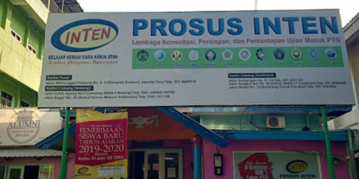 Rekomendasi tempat bimbel persiapan masuk PTN di Malang (source: google maps review)