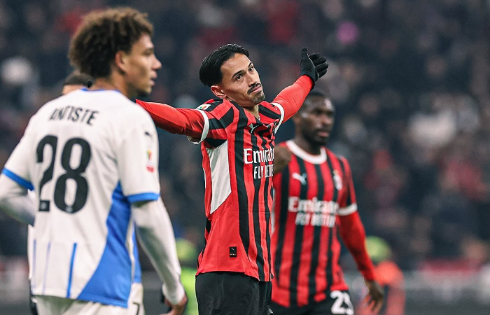 Pertandingan AC Milan di Pertandingan Coppa Italia (instagram @acmilan)