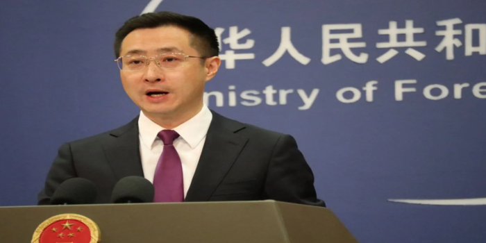Lin Jian Juru Bicara Kementerian Luar Negeri China (Foto: ANTARA/Desca Lidya Natalia).