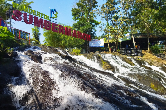 Sumber Maron, destinasi wisata air akhir tahun andalan keluarga (Google Maps iM Video).