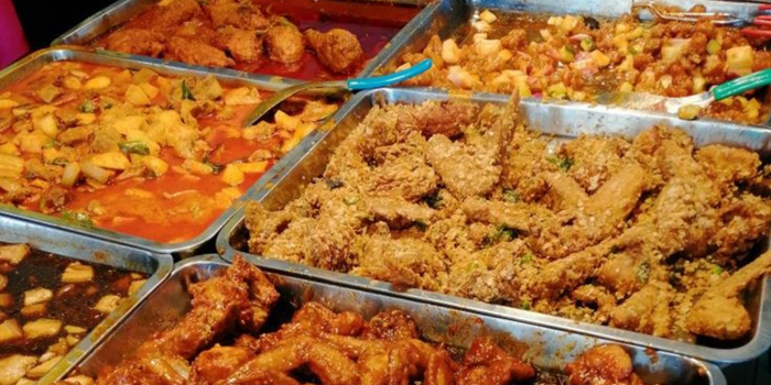 Ilustrasi Makanan Prasmanan (Foto: Pinterest)