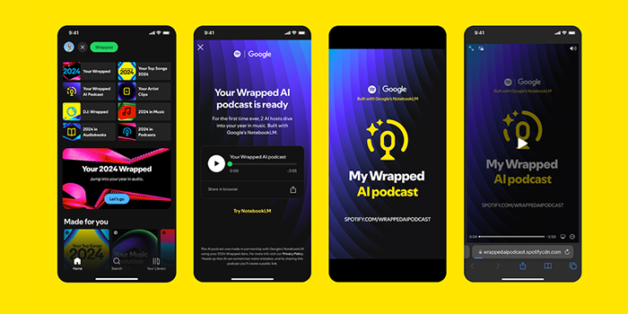 Ilustrasi Spotify Wrapped 2024.