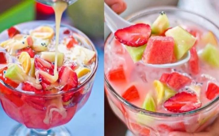 Ilustrasi Minuman Es Buah (sumber: pinterest)