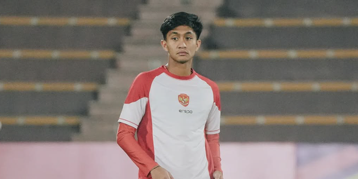 Sulthan Zaky membela Timnas Indonesia di Piala AFF 2024.