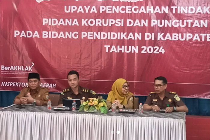 Inspektorat Kabupaten Malang dan jaksa Kejari sosialisasi penggunaan anggaran dan dana desa
