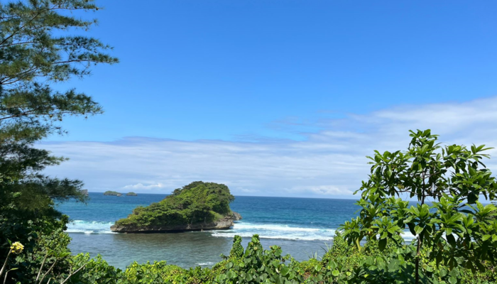 Pantai Teluk Asmara Kabupaten Malang (Foto pribadi Salma Audrie/Radar Malang)
