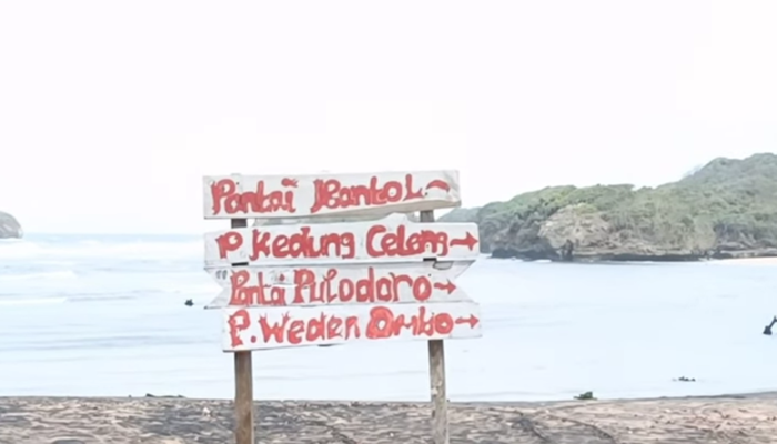 Pantai Bantol Kabupaten Malang (Foto Tangkapan layar video Youtube/Andika Hariadi)