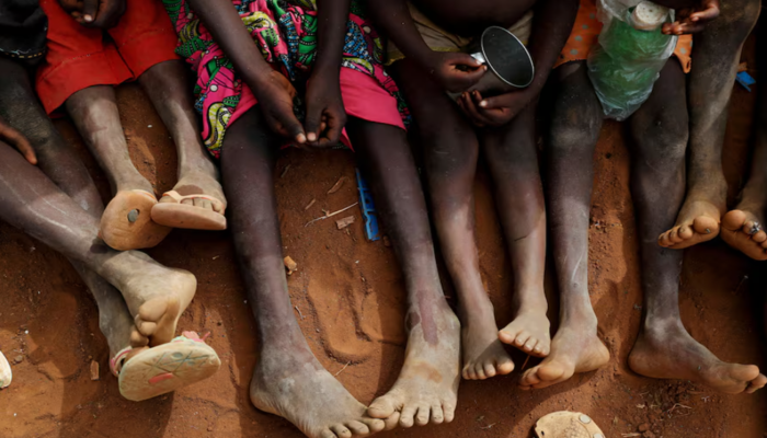 Kamp IDP di dalam wilayah yang dikuasai Gerakan Pembebasan Rakyat Sudan-Utara (Foto: REUTERS/Thomas Mukoya)