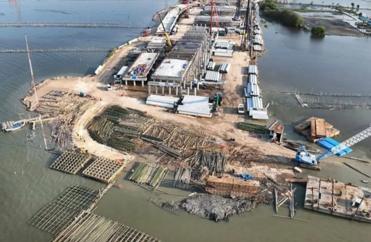 INFRASTRUKTUR: Rancangan pembangunan Tol Semarang-Demak yang menghubungkan Kaligawe hingga Sayung ditargetkan rampung April 2027.