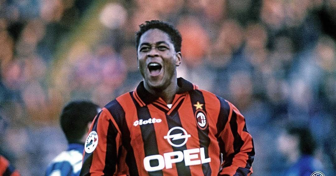 Patrick Kluivert ketika memperkuat AC Milan. (Instagram @patrickkluivert9)