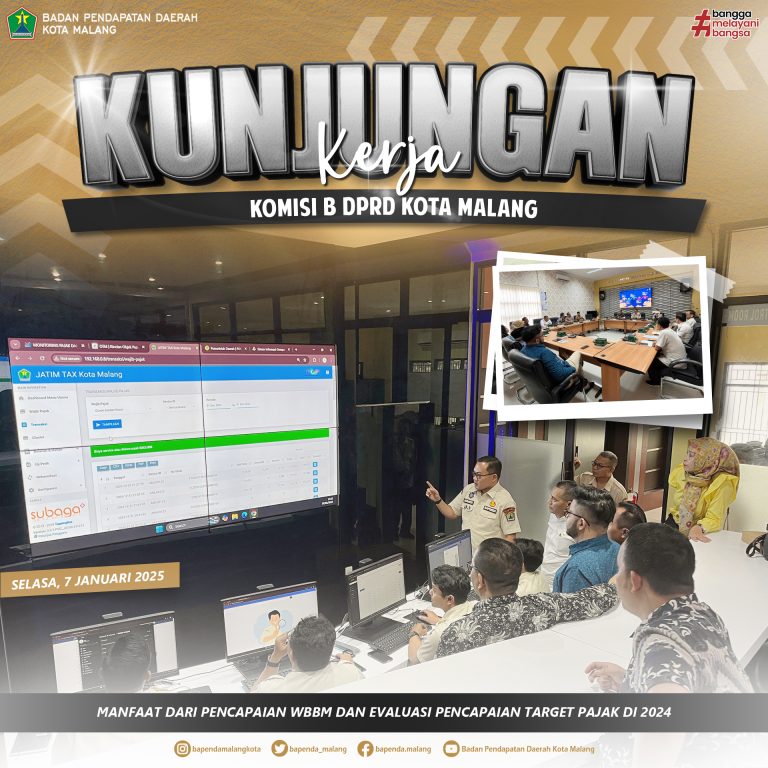 Bapenda Kota Malang memaparkan data pajak daerah depan anggota DPRD Komisi B