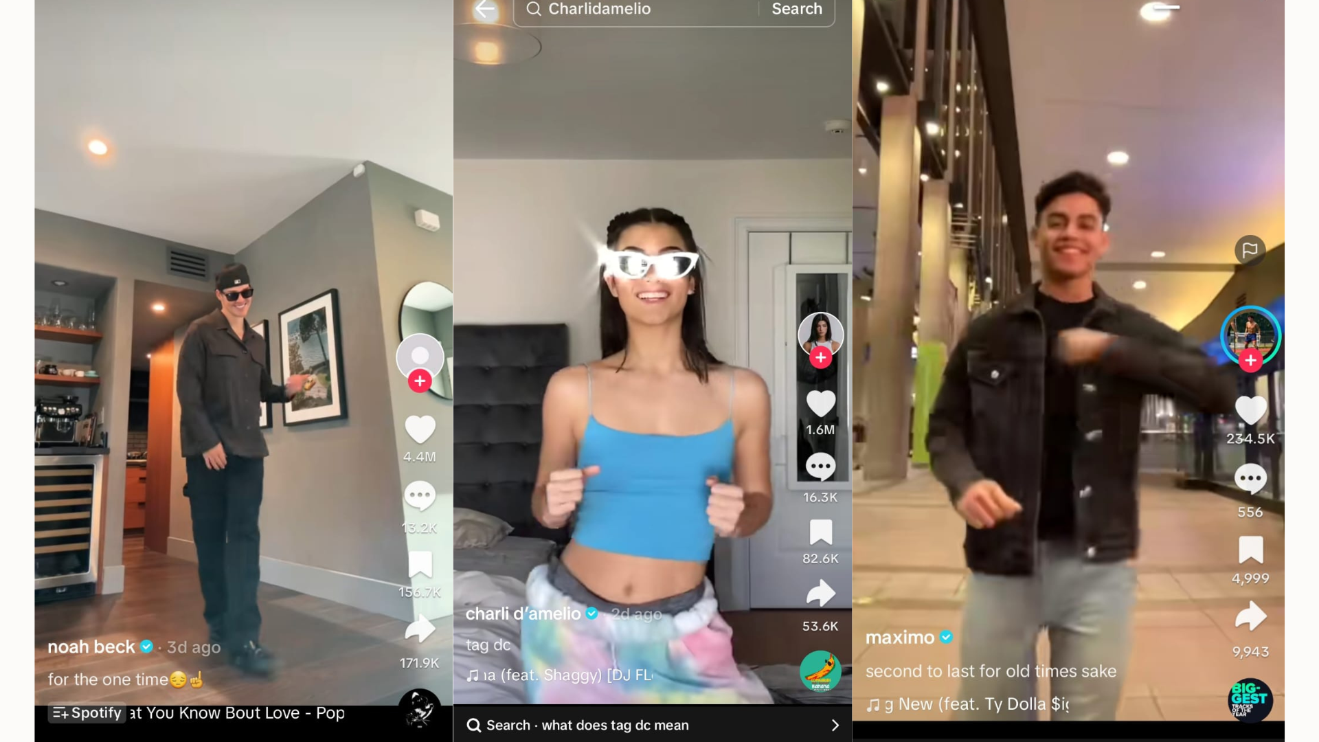 Influencer Amerika kembali mengunggah tren video TikTok lama