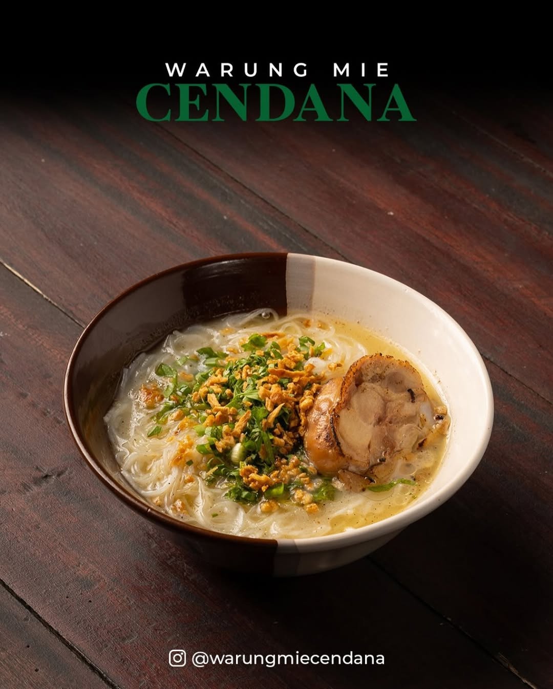 Menu Mie kuah Cendana di Warung Mie Cendana. (warungmiecendana)