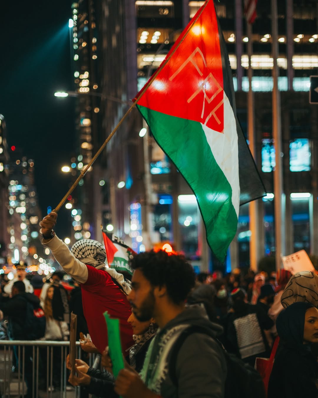 Aksi pendukung Palestina di Amerika Serikat (ar.documents)