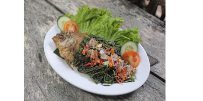 Gurame Selimut Kangkung (Google maps: Warung Kasemo)