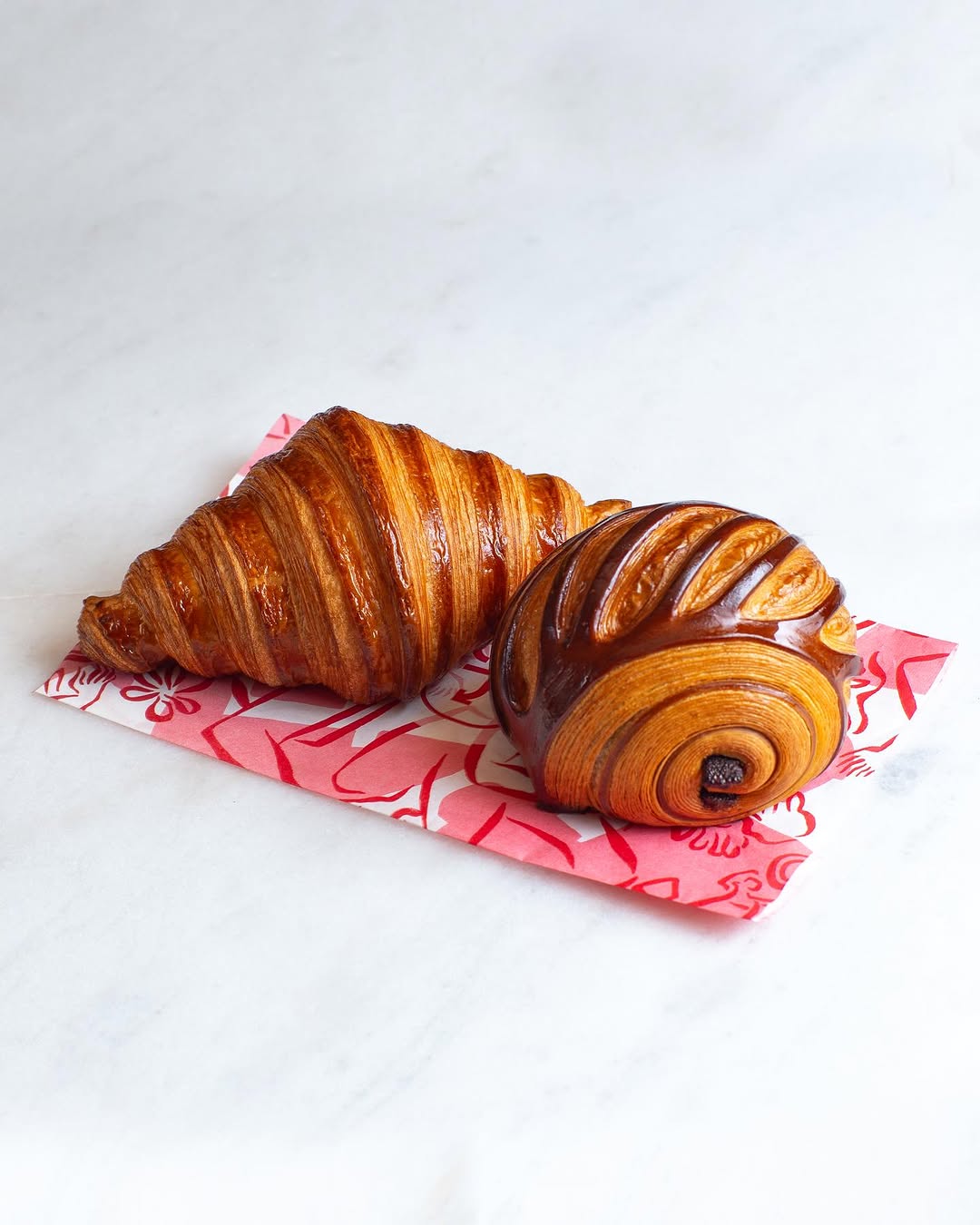 Foto Croissant: Classic Butter & Pain au Chocolat. (_masculinfeminin)