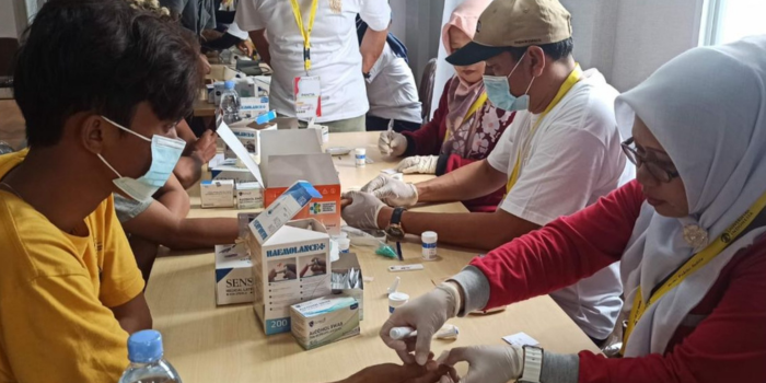 Suasana Pemeriksaan Kesehatan Gratis yang akan dimulai pada Februari 2025 (AntaraNews)