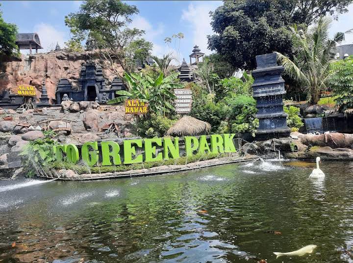 Kolam unggas di wisata Eco Green Park (Nurul Hidayati)
