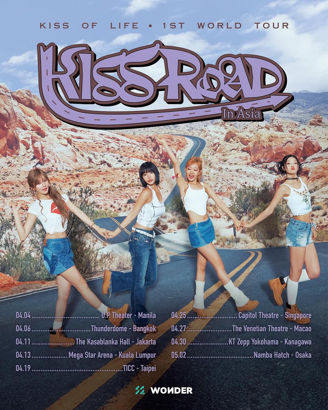 Poster konser Kiss of Life (kissoflife_s2)