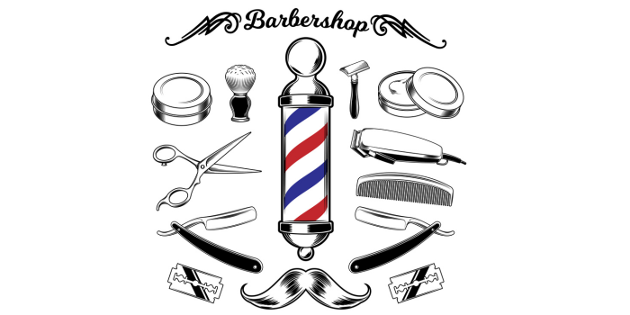 Ilustrasi barbershop (freepik.com)