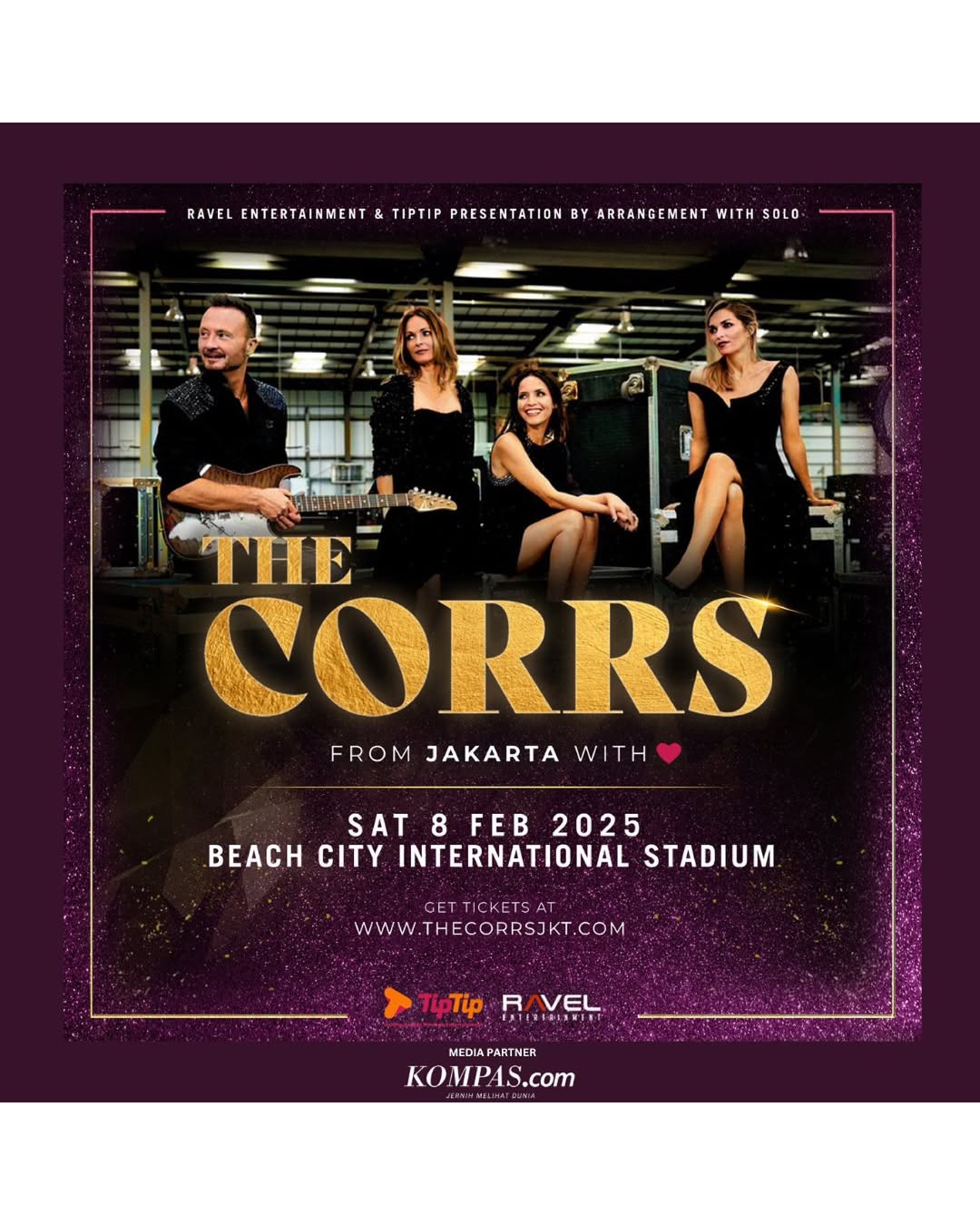Poster konser The Corrs. (thecorrsjkt.com)