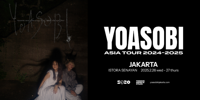 Poster konser YOASOBI. (yoasobiinjakarta.com)