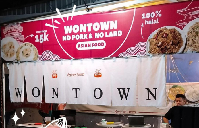 Kedai sederhana dengan cita rasa menggugah selera (Instagram:&nbsp;wontown.id)