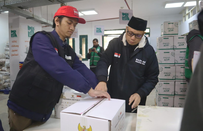 BAZNAS RI mempersiakan ribuan paket makanan untuk masyarakat Gaza (DOK. BAZNAS RI)
