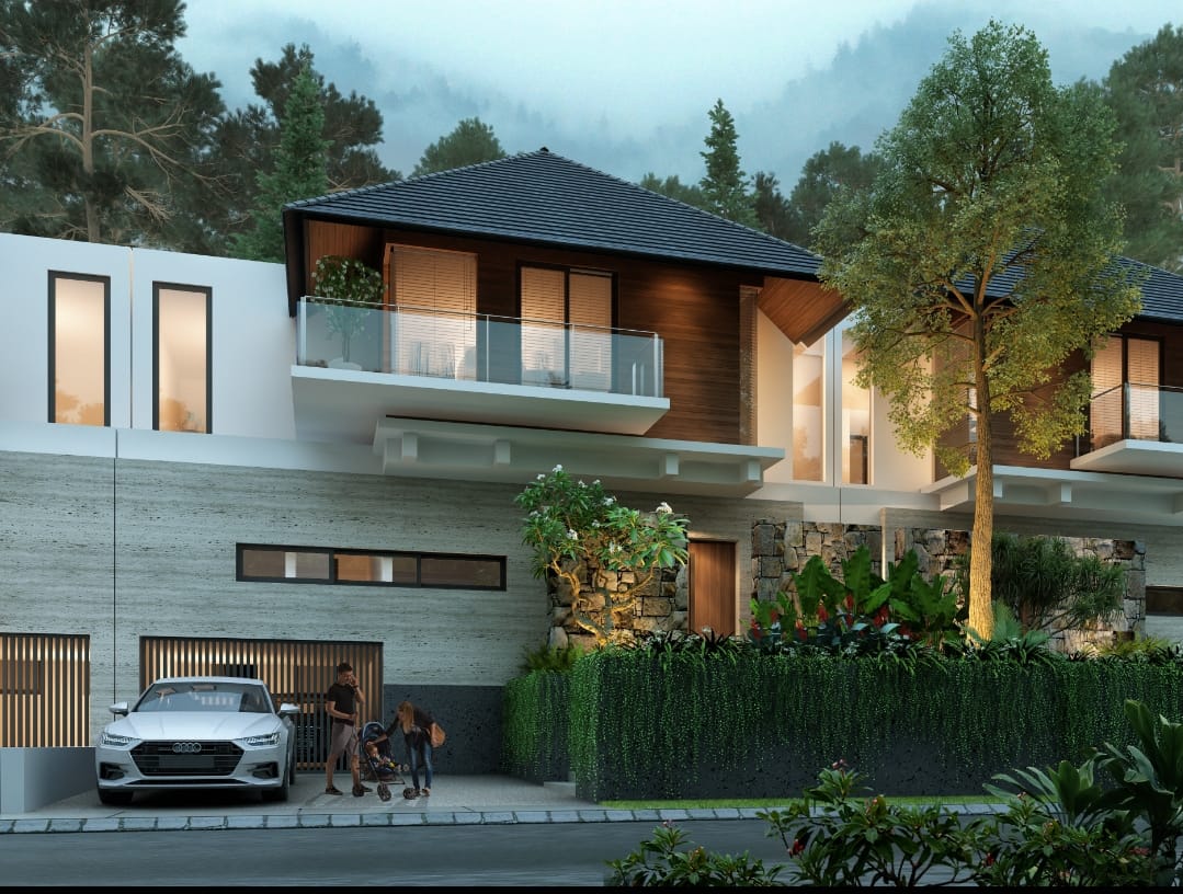 MODERN DAN ASRI: Rumah type peacock yang modern menawarkan kenyamanan sebuah hunian.