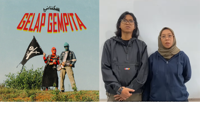 Band Punk Sukatani asal Purbalingga yang viral karena lagunya Bayar Bayar Bayar beri klarifikasi. (Spotify/Sukatani, Instagram/@sukatani.band)