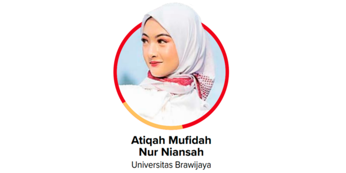 Salah satu finalis Duta Hijab Radar Malang 2025, Atiqah Mufidah Nur Niansah.