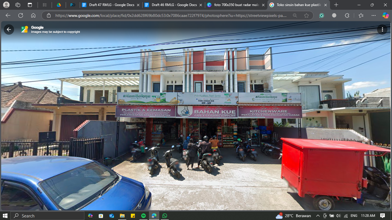 Selalu ramai pengunjung, Toko Sin Sin jadi andalan warga Sawojajar untuk beli bahan ataupun alat.(Tangkapan Layar Google Maps)