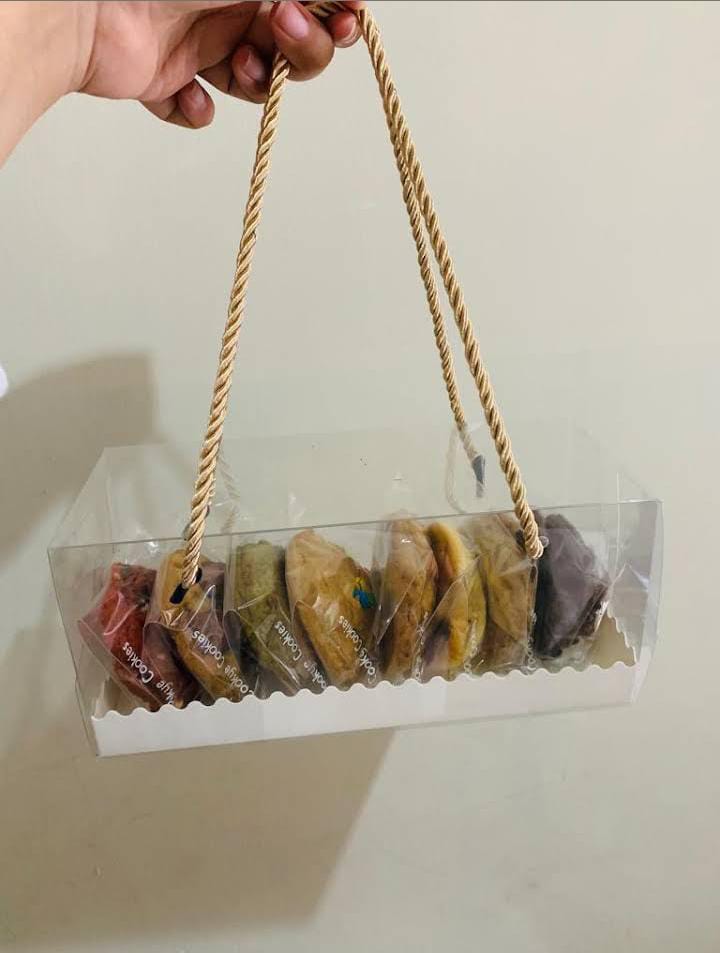 Salah satu contoh hampers dari Cookye Cookies. (Shava Nanda)