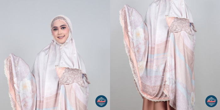 Salah satu produk mukena cantik dari Daimah Collection. (Instagram: daimah.collection)