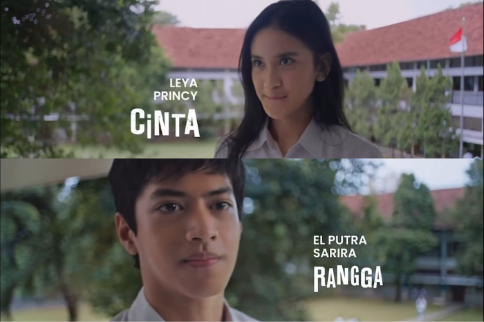 Pemeran Rangga (El Putra) dan Cinta (Leya Princy) untuk musikal Ada Apa Dengan Cinta? (AADC) yang bertajuk Rangga dan Cinta. (Youtube/CGV Kreasi)