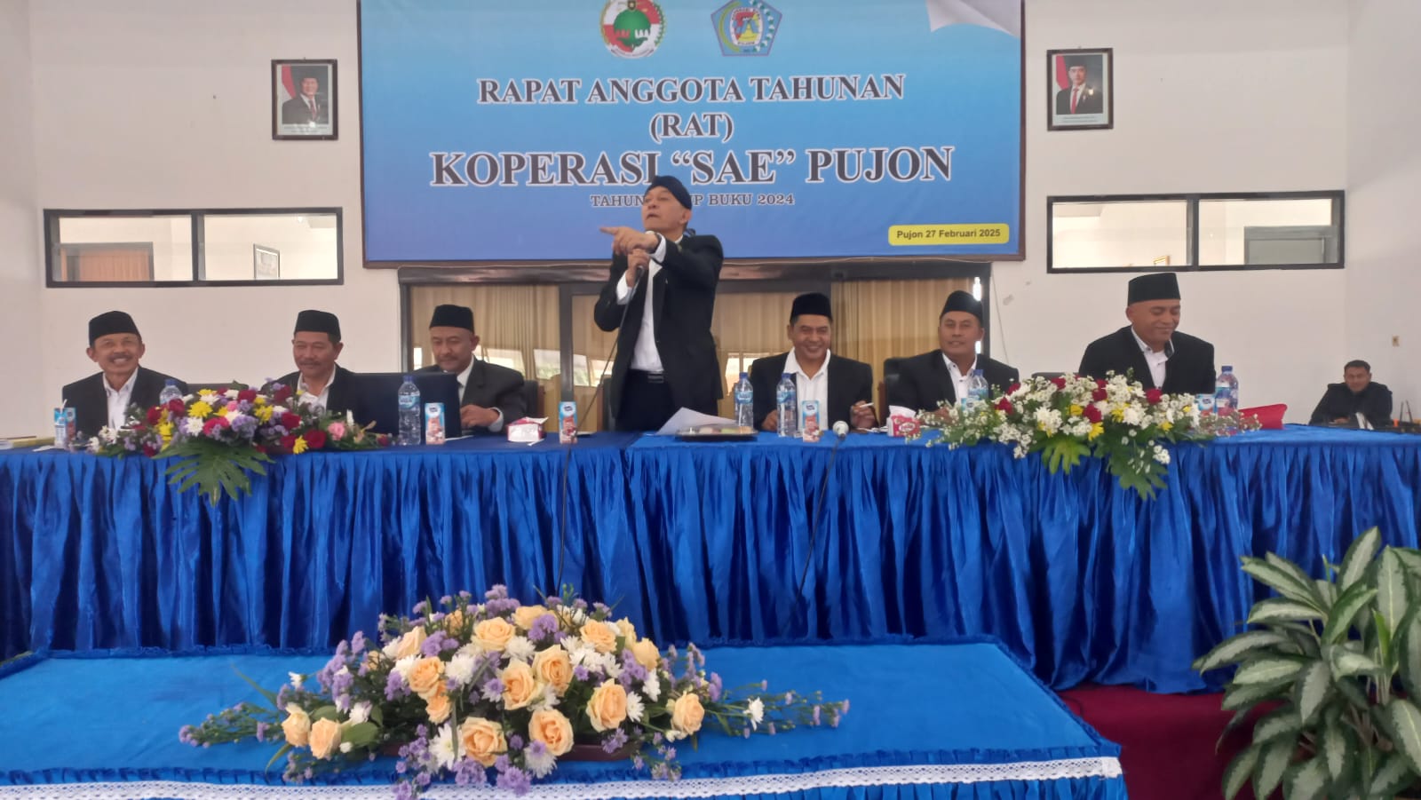 LANCAR: Pelaksanaan RAT Koperasi SAE Pujon berjalan tertib dan lancar.