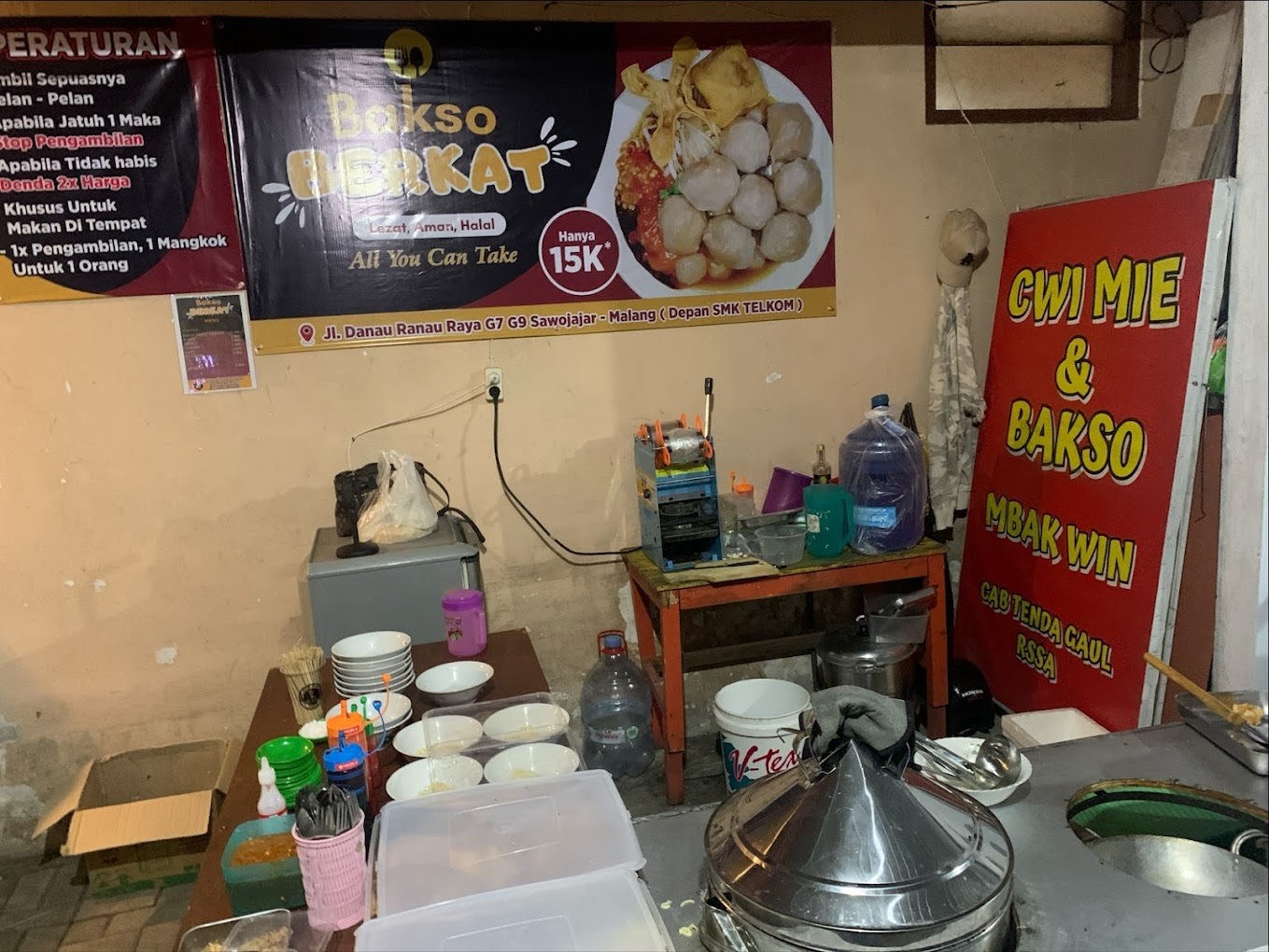 Kedai Bakso Berkat Sawojajar. (Google Maps/Smooth Vit)