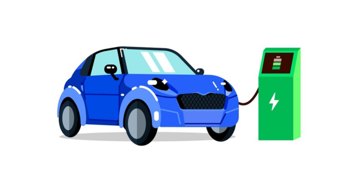 Ilustrasi mobil listrik. (Freepik)