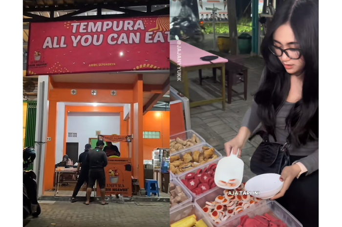 Tempura Kasih Ngawur (Google Maps/ipanwahyudi, Tiktok/@jajanyukk)