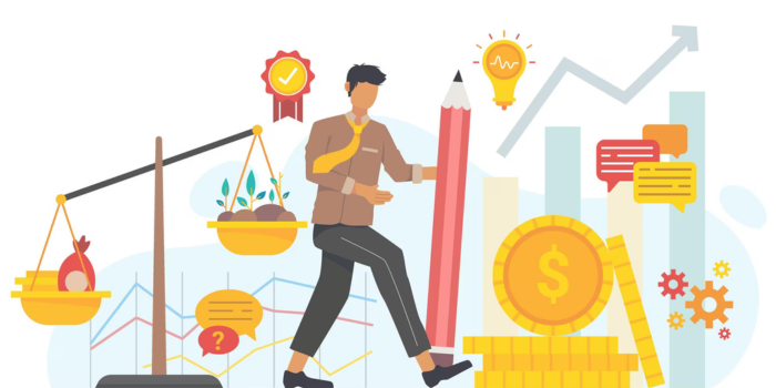 Budget efficiency & economic downturn illustration (freepik).