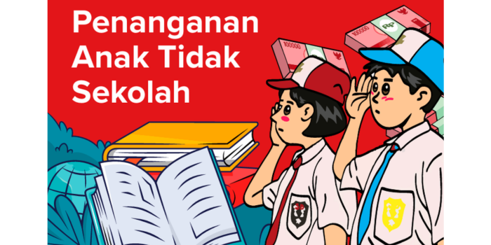 Grafik dari data penanganan anak yang tidak sekolah di Malang Raya. (BAGAS/RADAR MALANG)