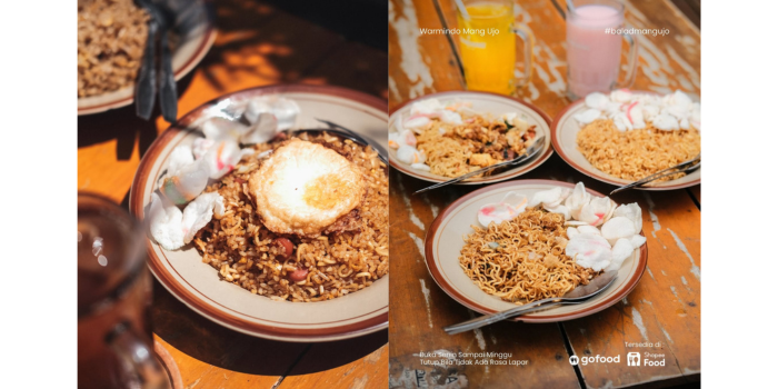 Menu yang ada di Warmindo Mang Ujo. (Instagram)