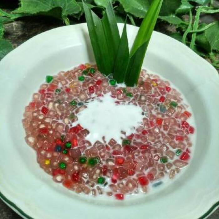 Bubur Pacar Cina khas Betawi dari resep Iin. (Cookpad: Iin)