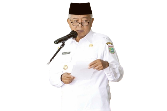Bupati Malang H M. Sanusi menyampaikan sambutan (Prokopim Kabupaten Malang/Indah Mei Yunita)