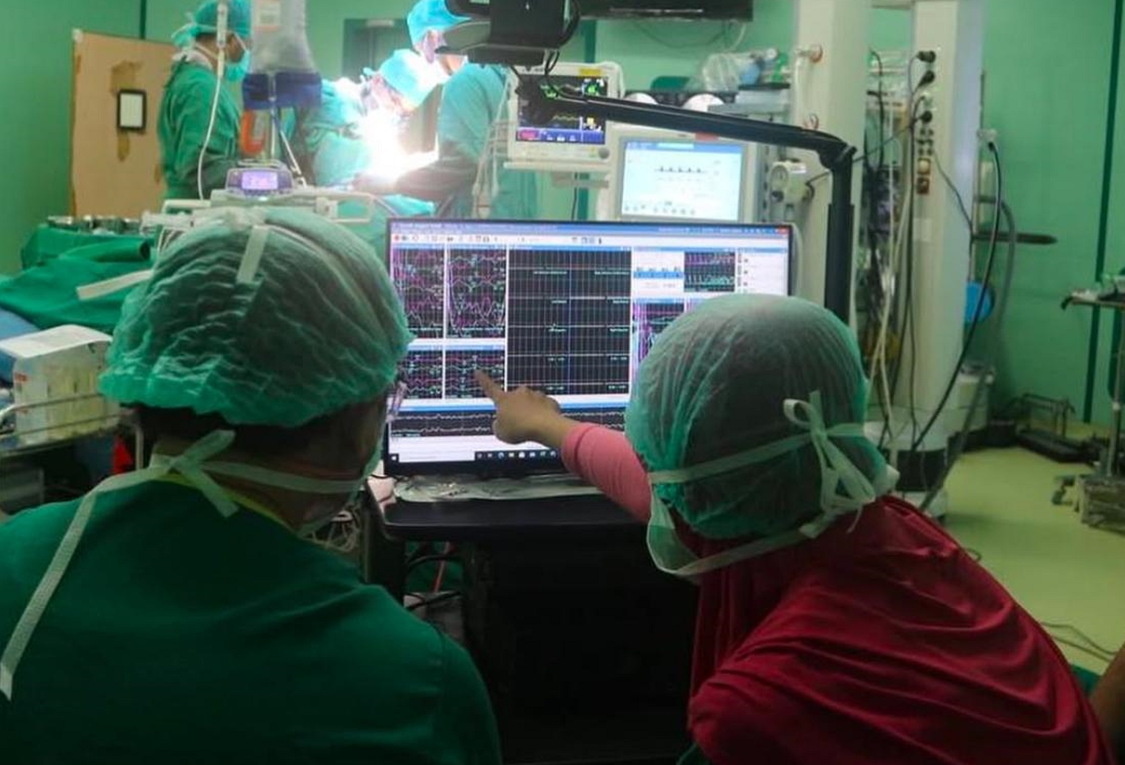 CANGGIH: RSSA Malang memiliki alat IOM untuk memantau bagian tubuh yang dioperasi.