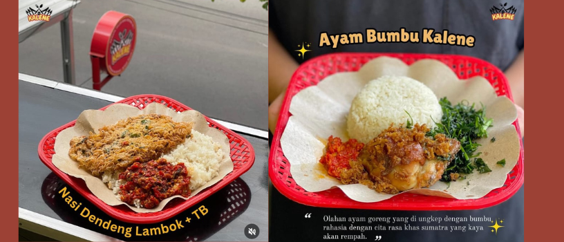Menu makanan khas Minang Kalene