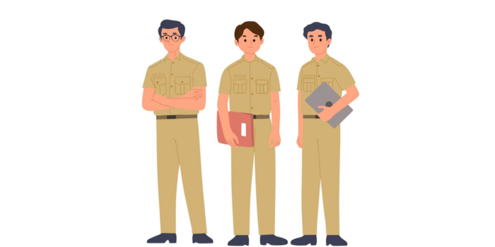 Ilustrasi Aparatur Sipil Negara. (Freepik)