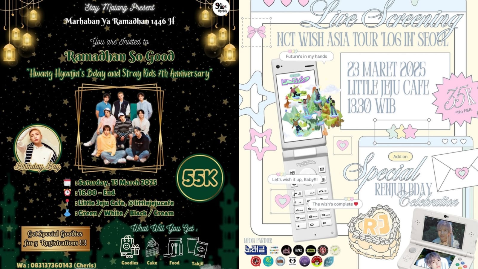 Jadwal Acara Kpopers Malang di Little Jeju (Instagram @littlejejucafe)