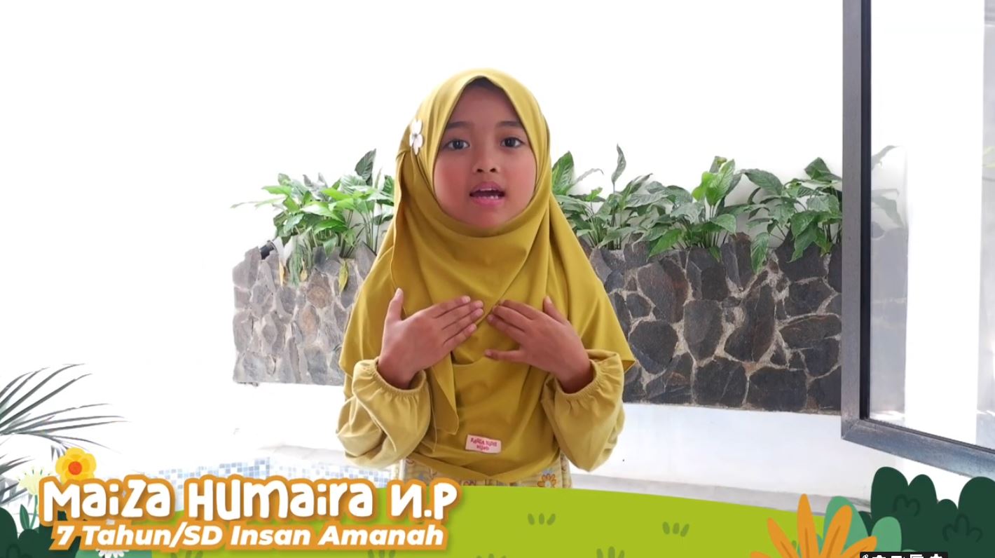 BERANI TAMPIL : Salah satu peserta Da